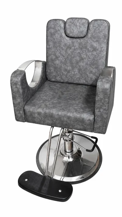 SILLA HIDRÁULICA CUADRADA BRAZO PLATINA