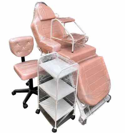 COMBO CAMILLA 3 CUERPOS + SILLA + CARRITO + ESCALERA