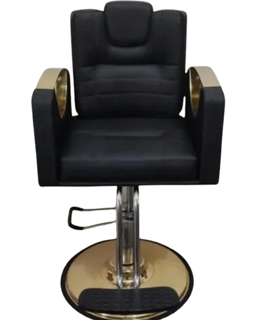 SILLA HIDRÁULICA BASE DORADA RECLINABLE